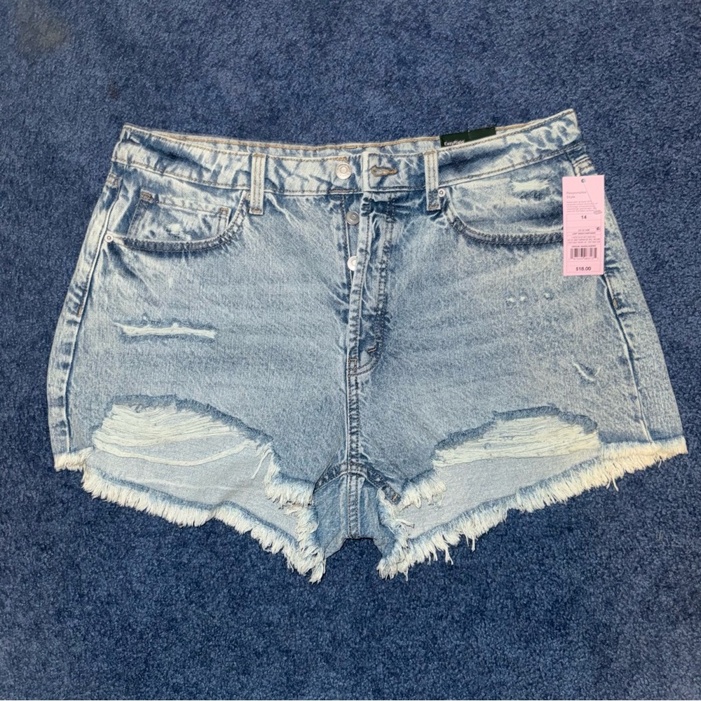 Denim Distressed Women's Shorts